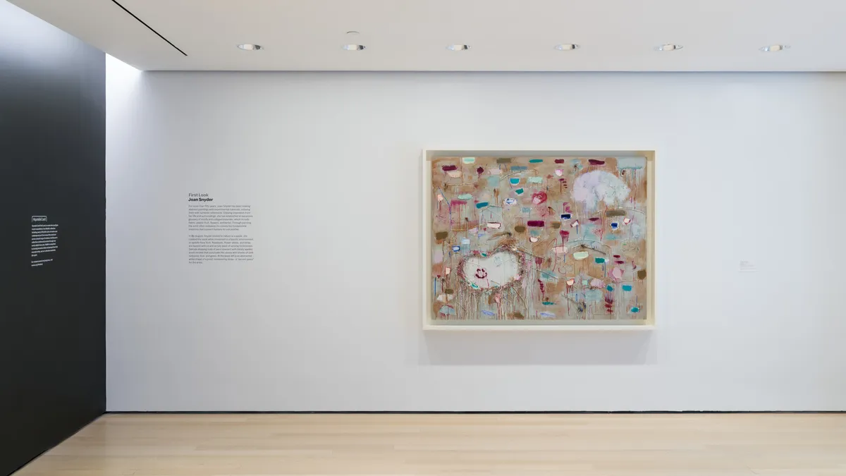 Installation view of Hyundai Card First Look: Joan Snyder