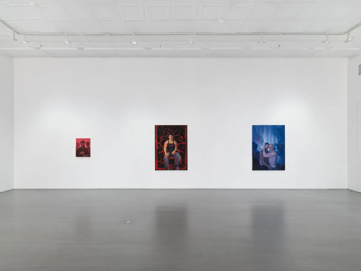 Installation view of Oscar yi Hou: Nightcrawling