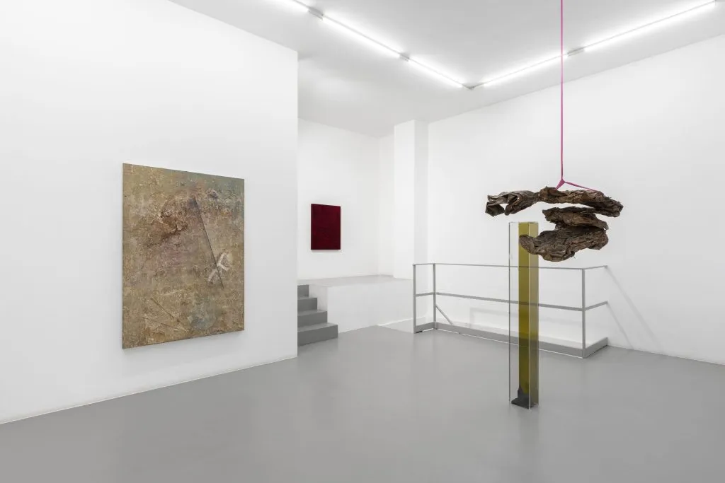 Installation view of Felix Schramm: The Skin of Time