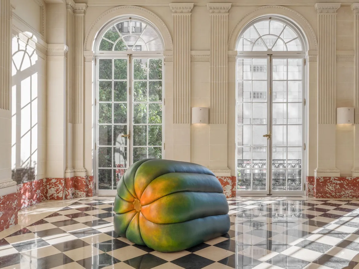 Installation view of Anthea Hamilton: Comfort Zones
