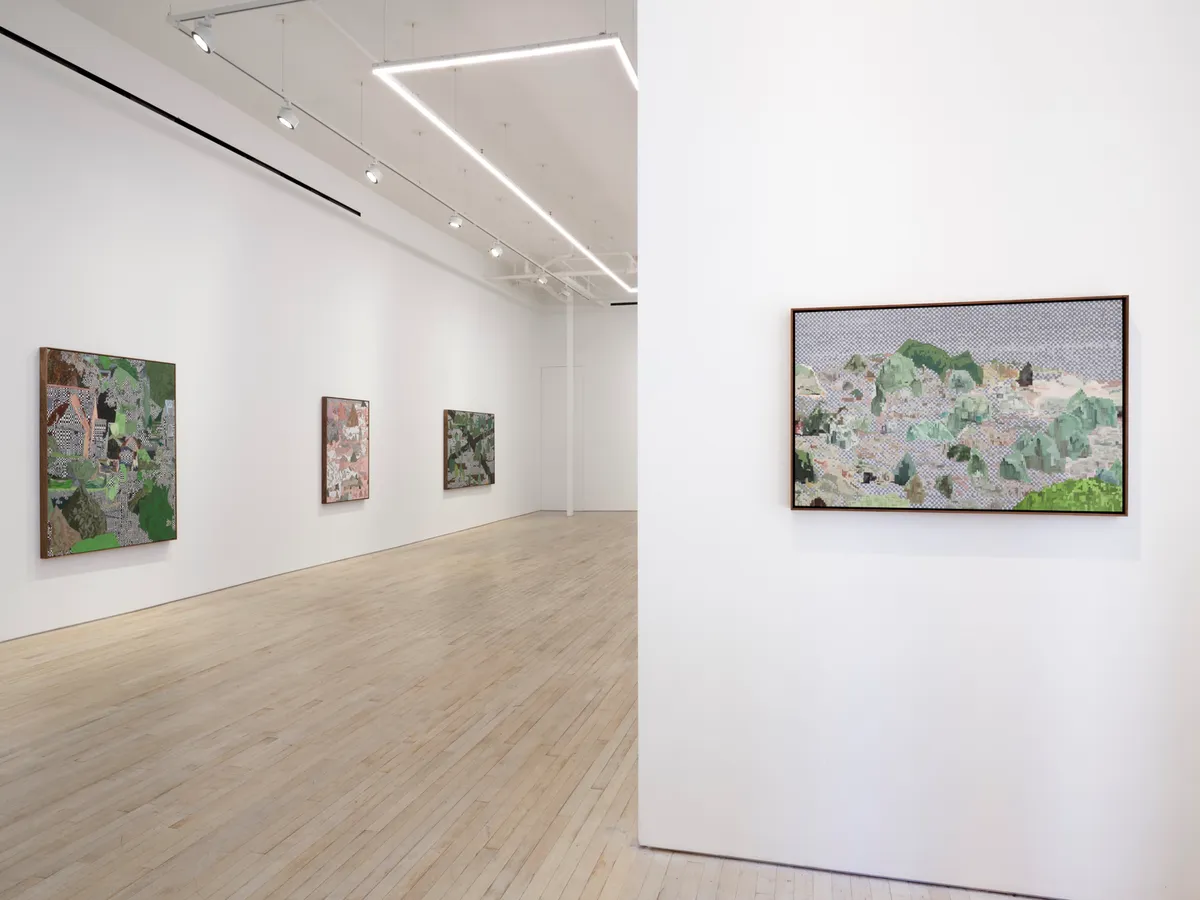 Installation view of Christopher Astley: Umwelt