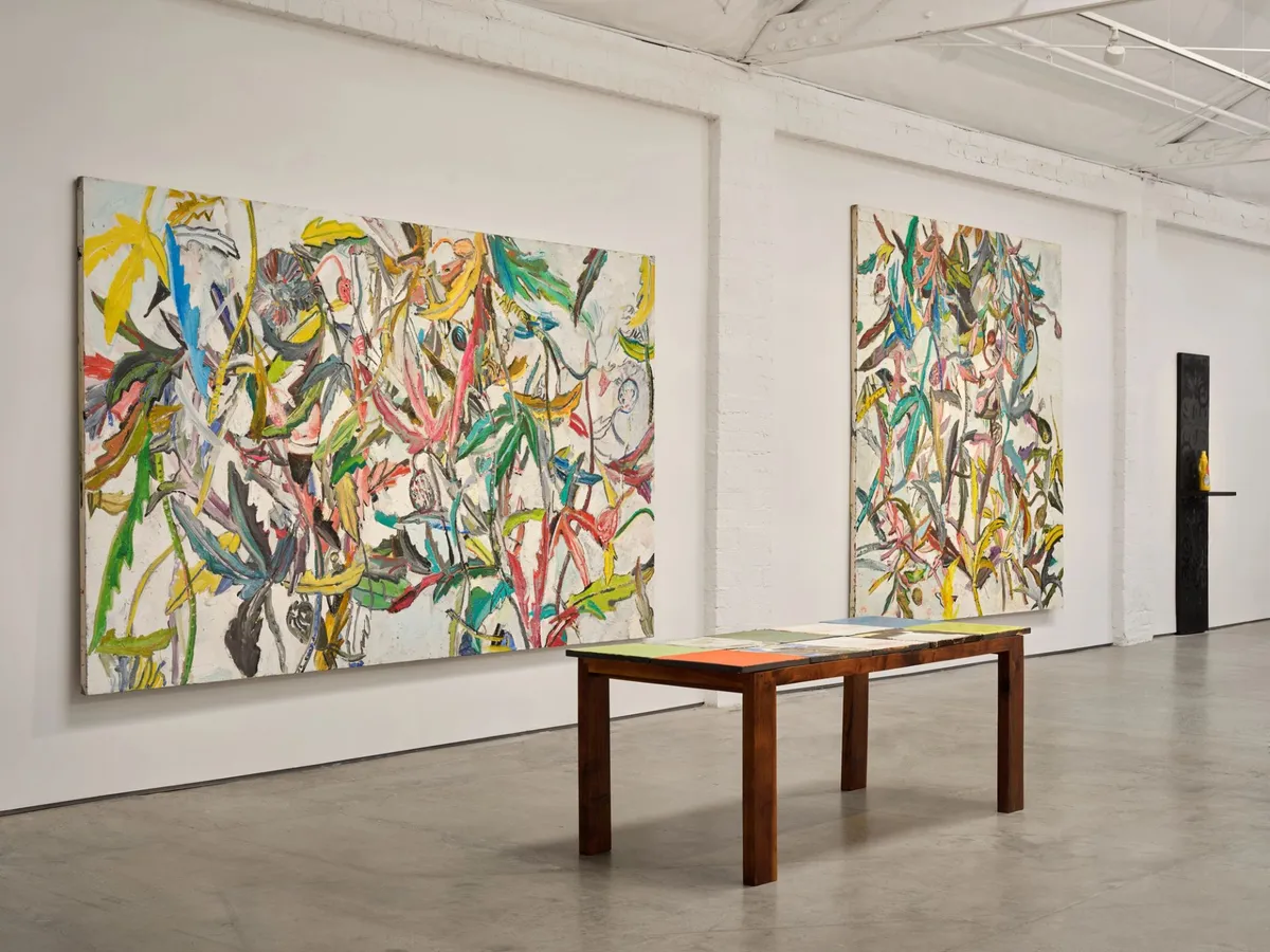 Installation view of Roger Herman: California Poppies