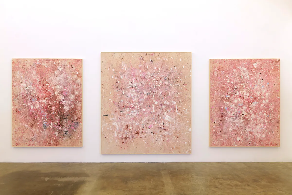 Installation view of Dané Estes: Alack, There Lies More Peril in Thine Eye Than Twenty of Their Swords