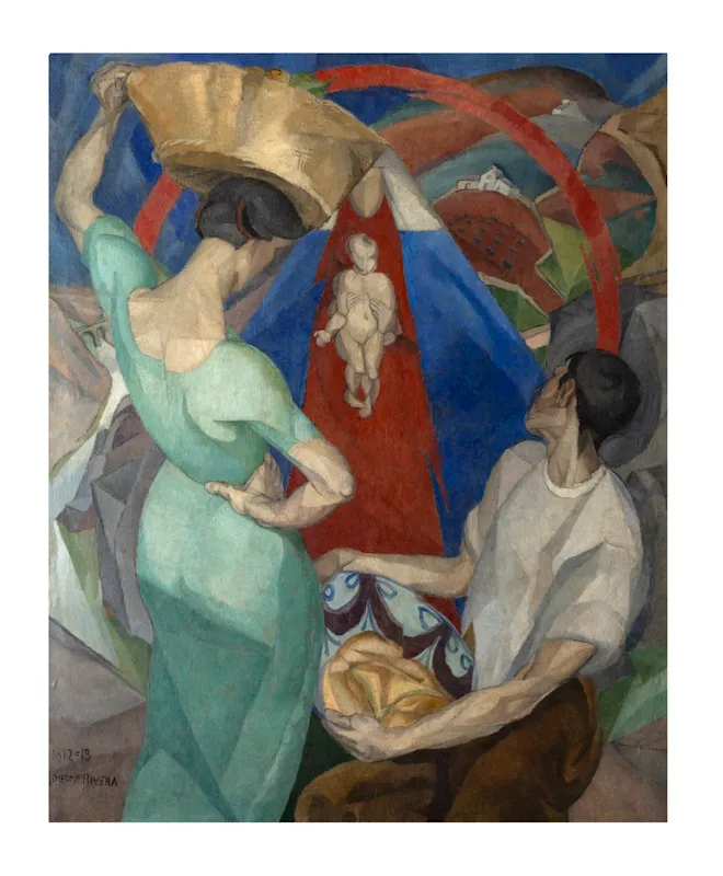 Diego Rivera, Adoración de la virgen