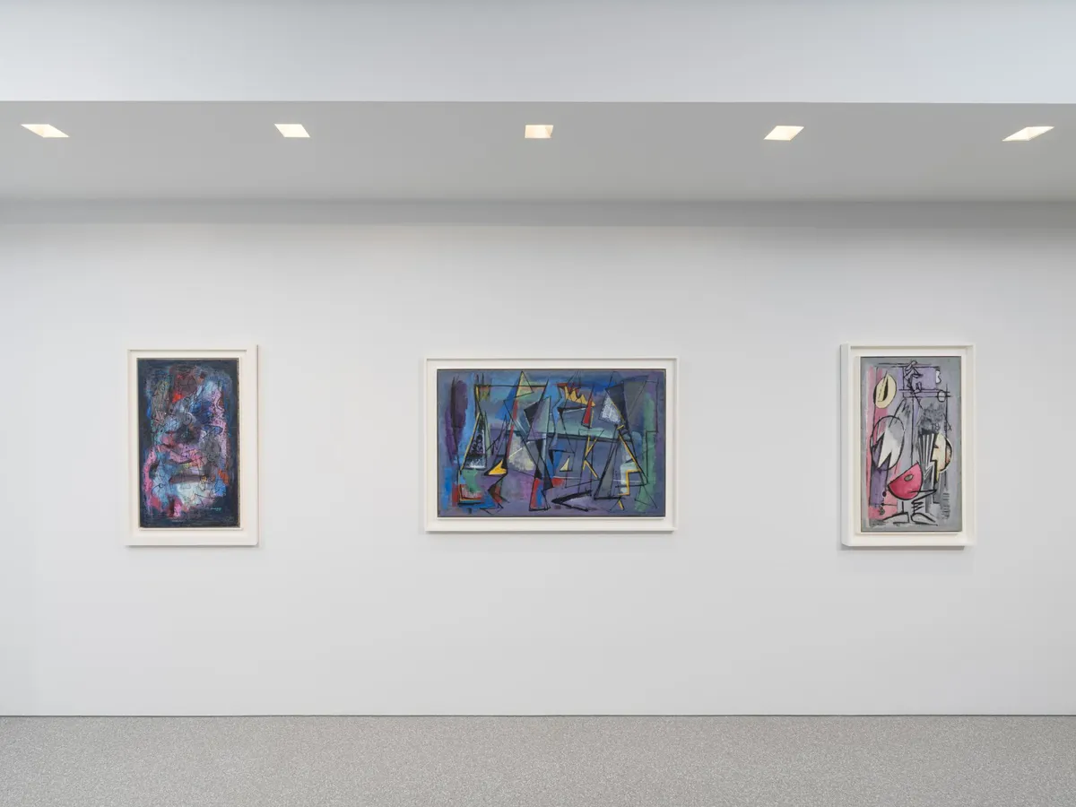 Installation view of Norman Lewis: Jumping Jive