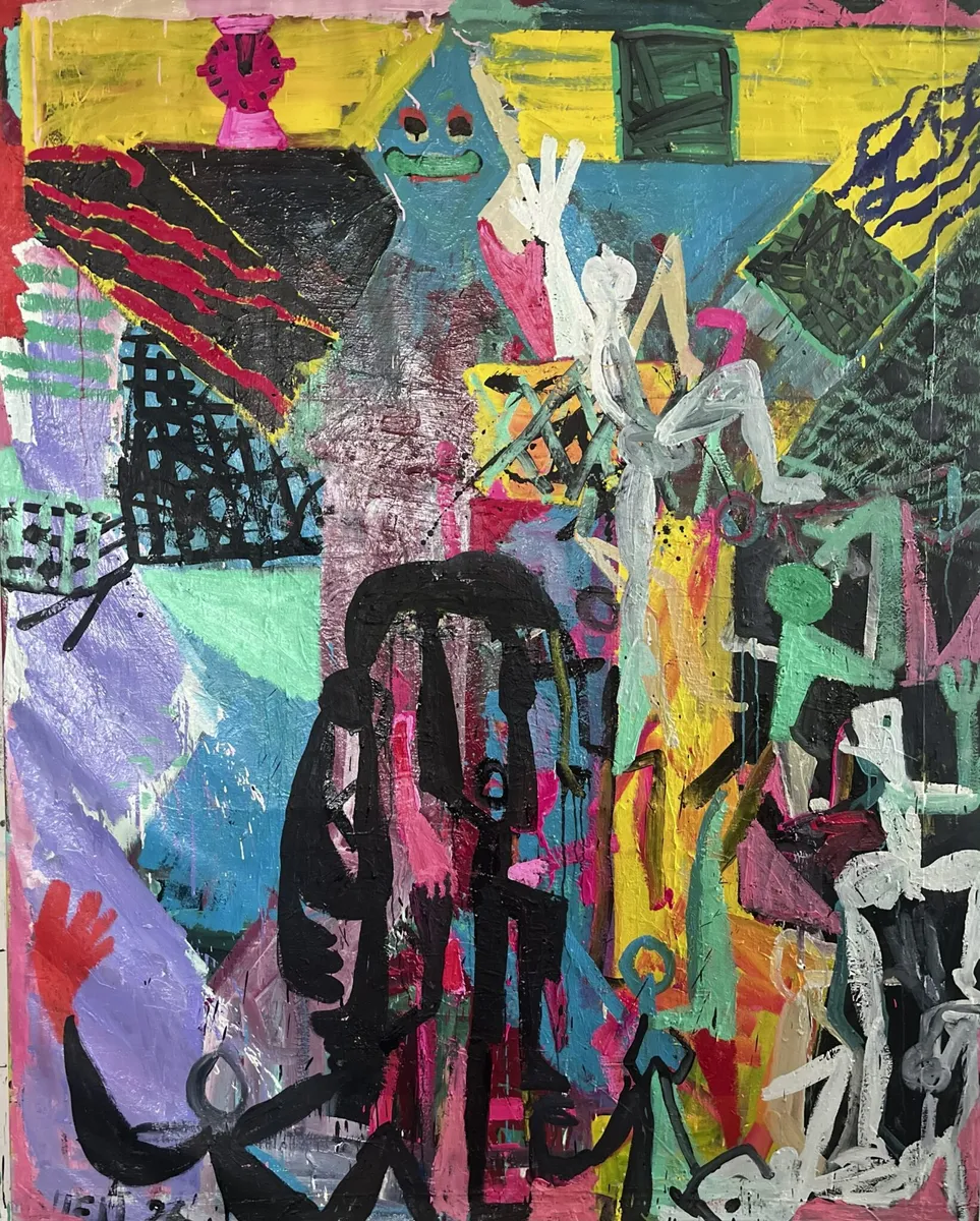 Installation view of Luke Hannam: Cold Sweat
