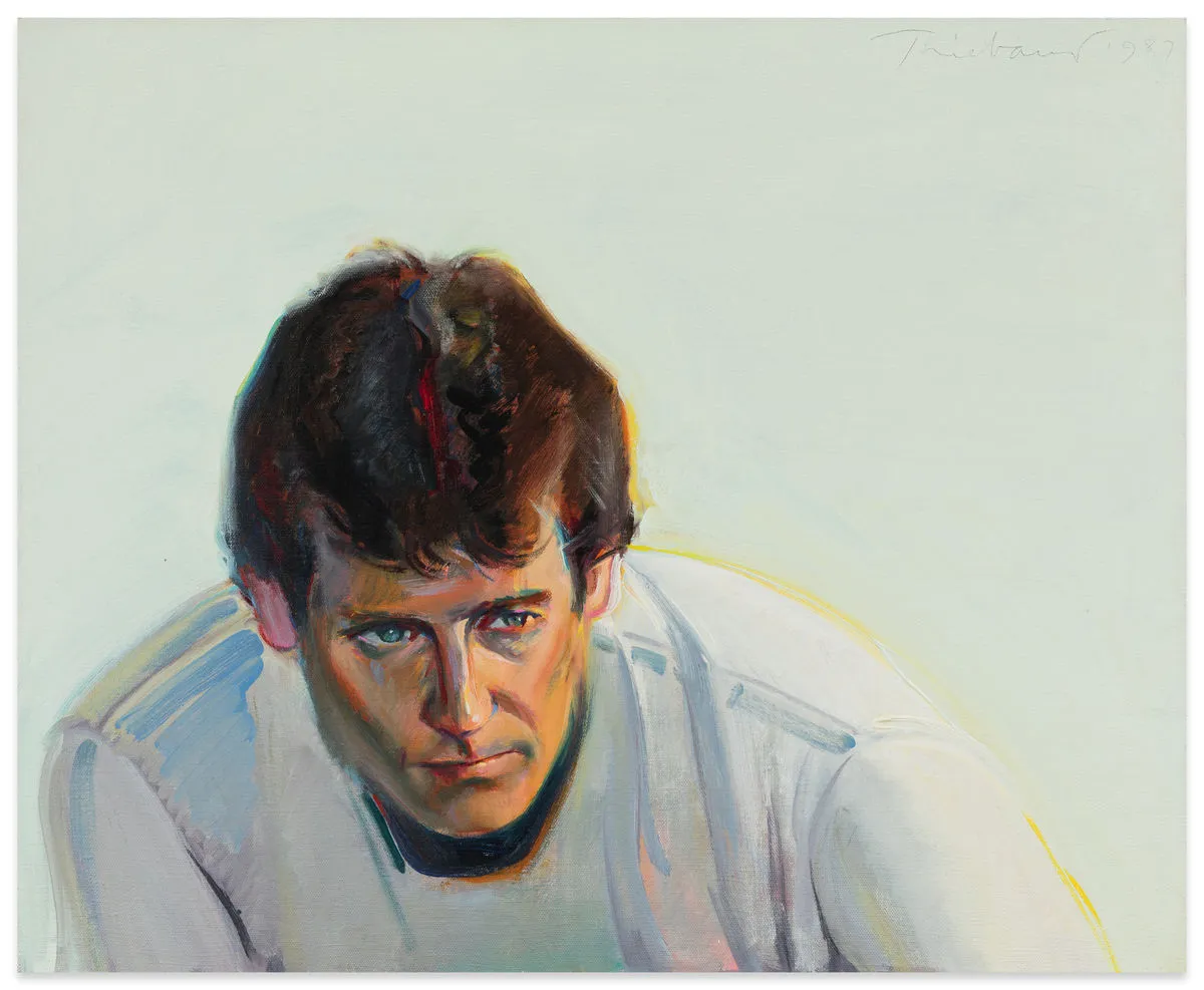 Wayne Thiebaud, Tennis Player (Paul), 1987