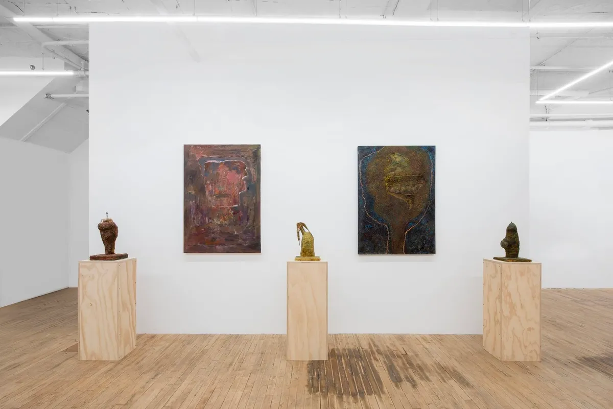Installation view of Bascha Mon: Kin Terrains