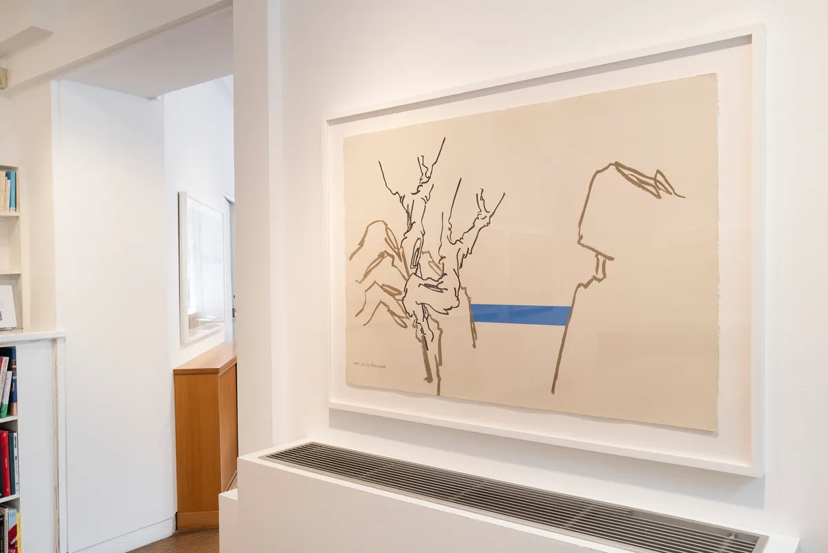Installation view of Fabienne Verdier: Pineta