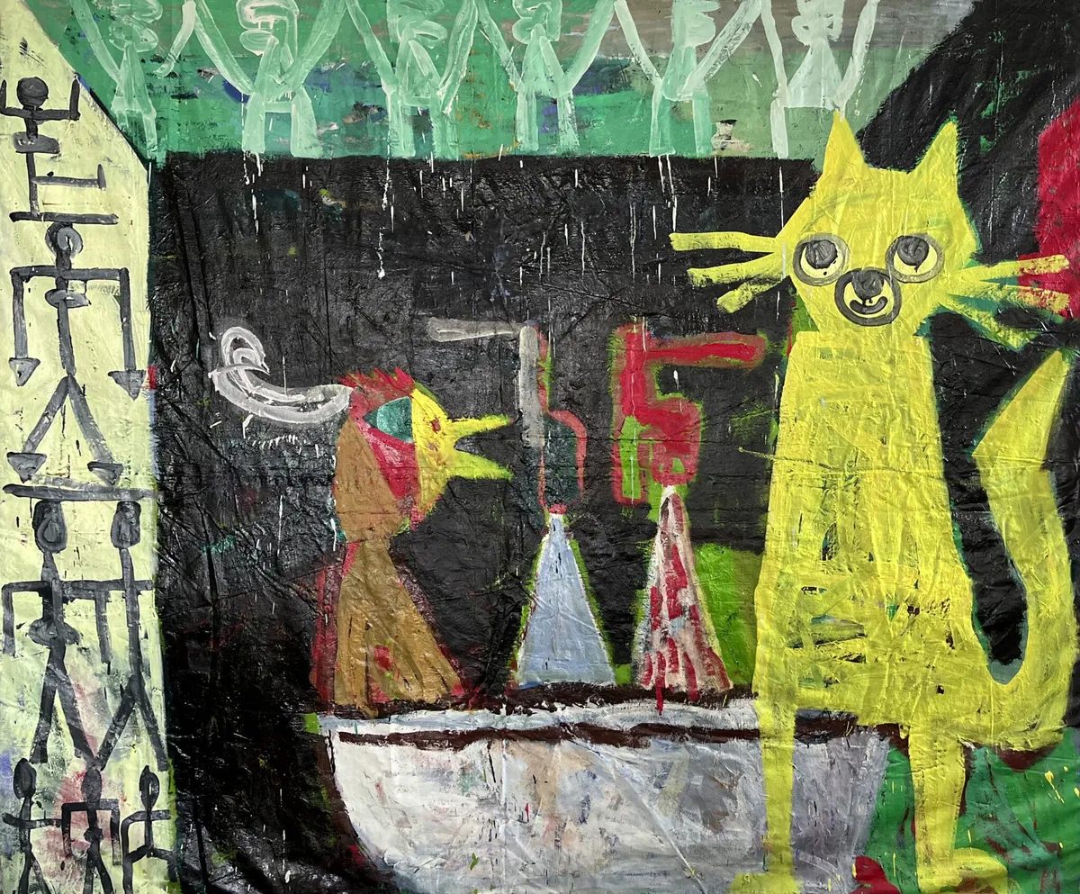 Installation view of Luke Hannam: Cold Sweat