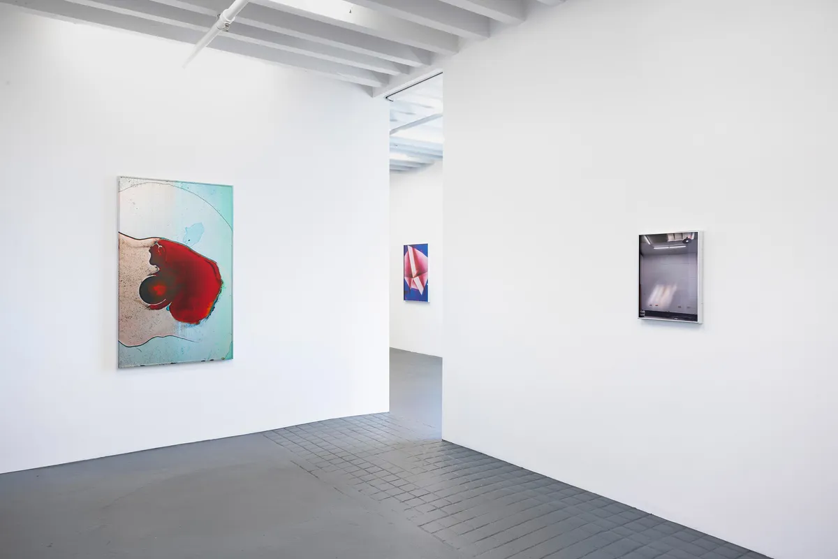 Installation view of Eileen Quinlan: Line Call