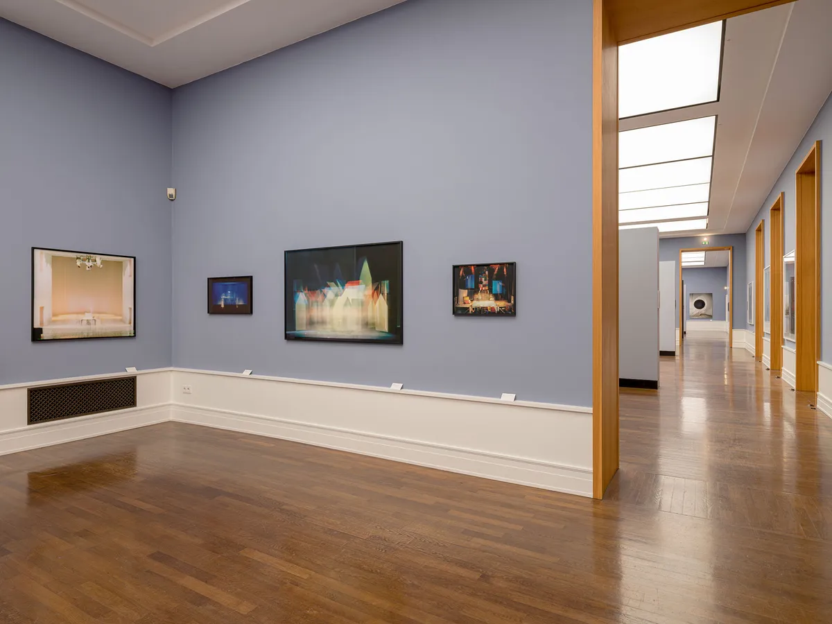 Installation view of Helmut Newton: Helmut Newton’s One-off Album