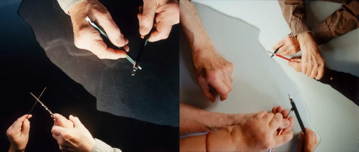 Tacita Dean and Bruce Nauman, Drawing Blind Drawing, 2026