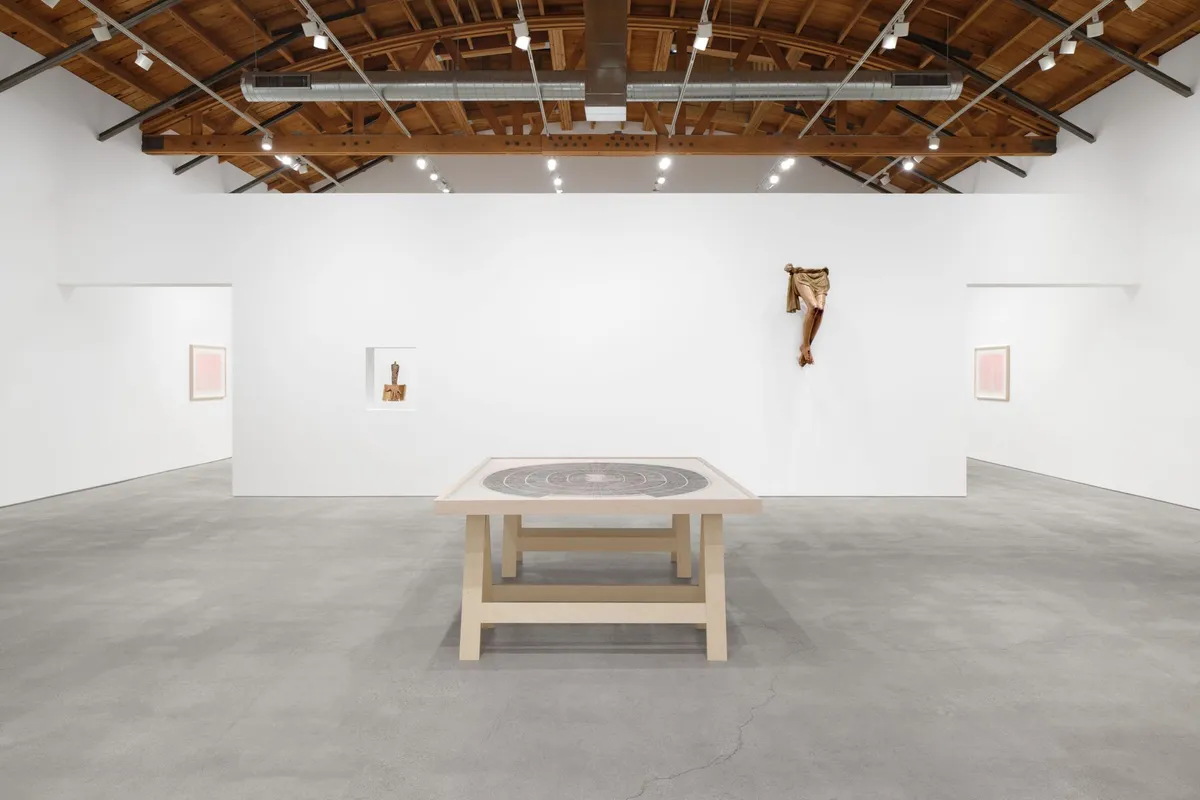 Installation view of Paul Pfeiffer: Olympia