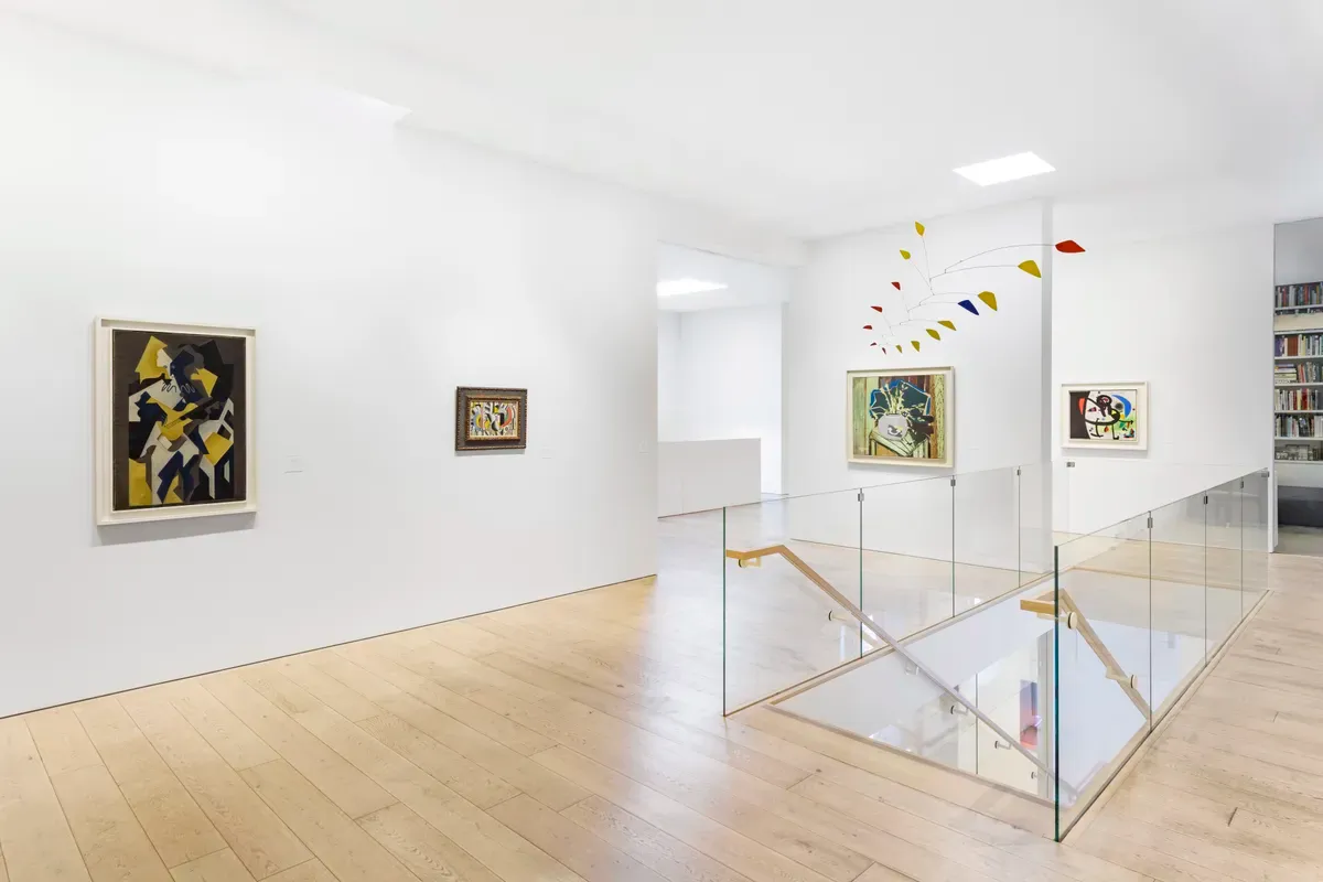 Installation view of Defining the Century: Modern Visionaries from Picasso to Calder at Berggruen Gallery