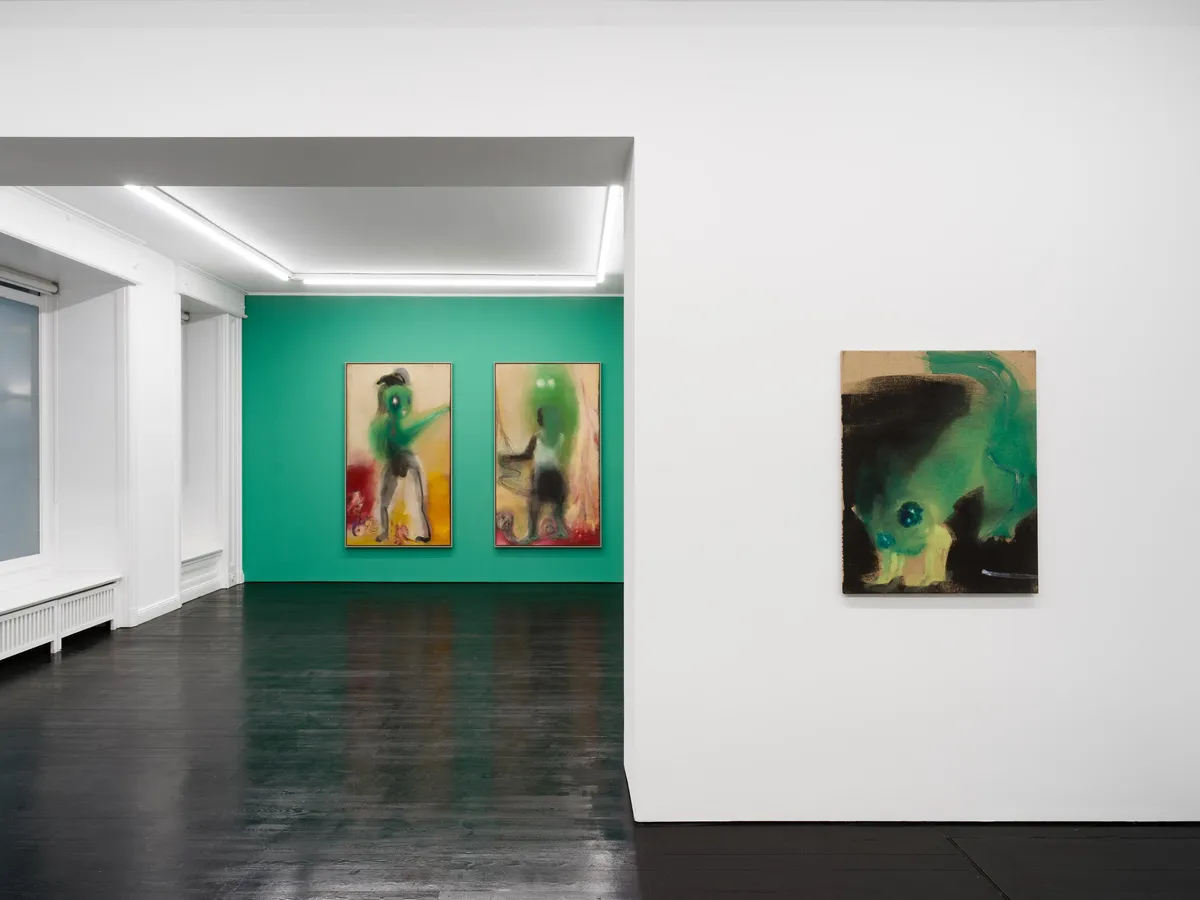 Installation view of Leiko Ikemura: de sensu at Contemporary Fine Arts