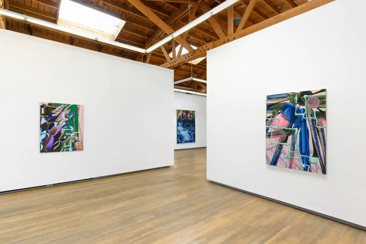 Installation view of Bridget Mullen: Who Needs Muscles If Nothing Is Heavy?