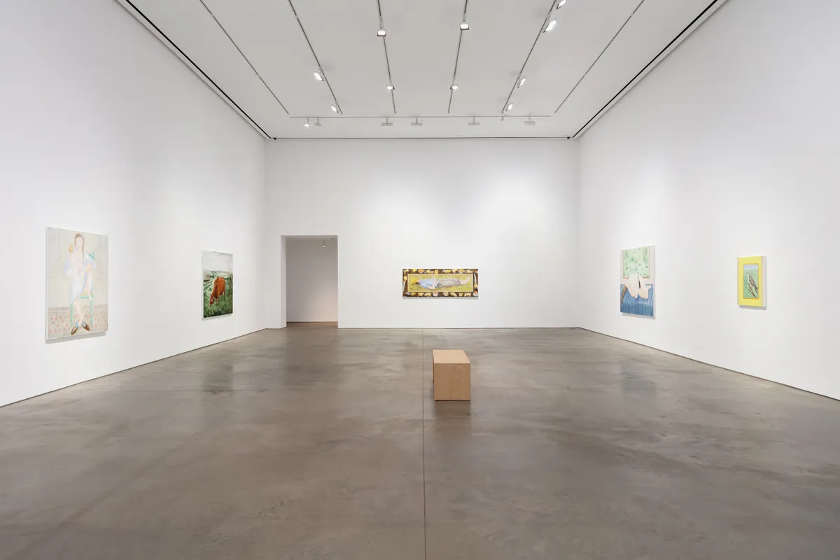 Installation view of Tanya Merrill: Land animal, house animal