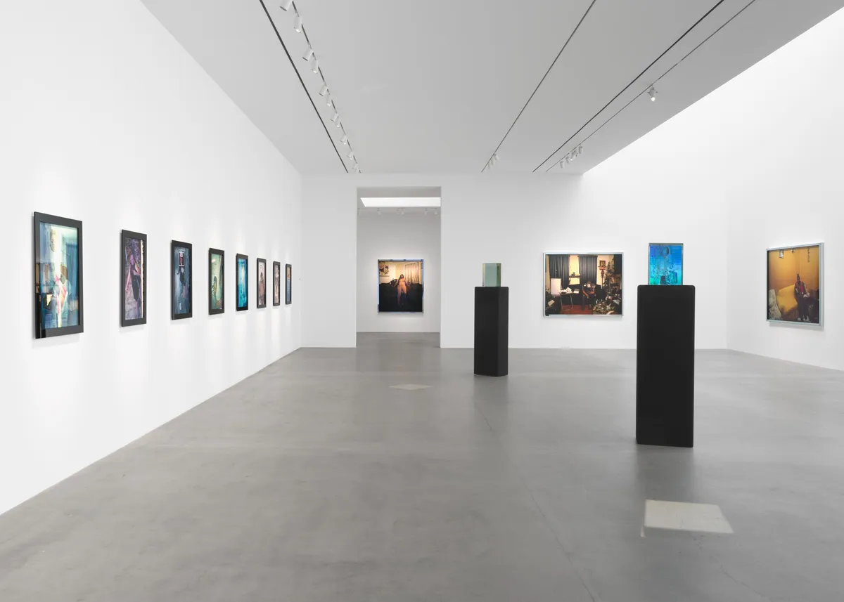 Installation view of Deana Lawson