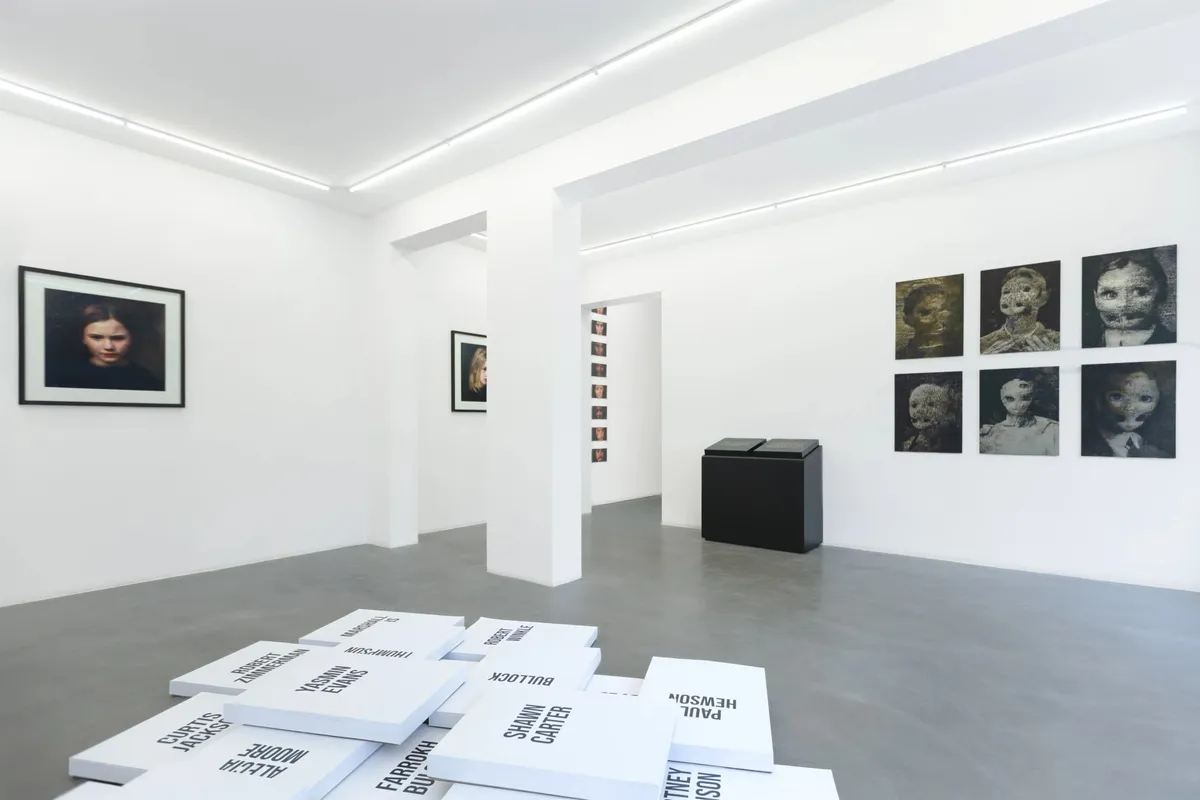 Installation view of Poor Traits: Beyond the Image
