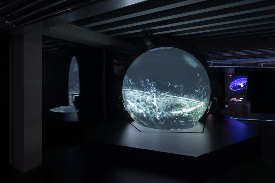 Installation view of Hito Steyerl: The Island
