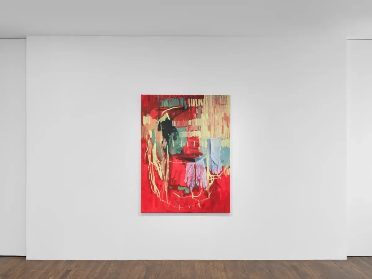 Installation view of Wallen Mapondera: How Do You Even Sleep At Night?