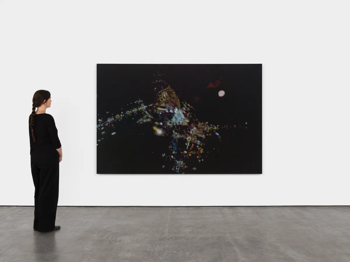 Installation view of Tauba Auerbach: Zephyr, Zephyr