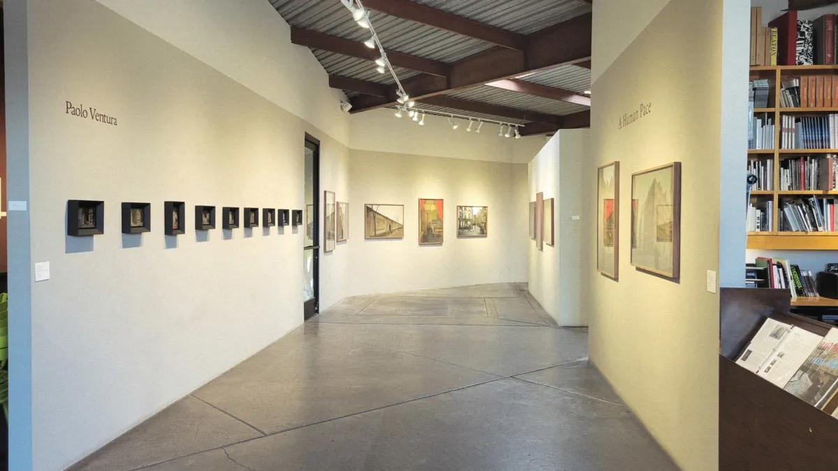 Installation view of Paolo Ventura: A Human Pace
