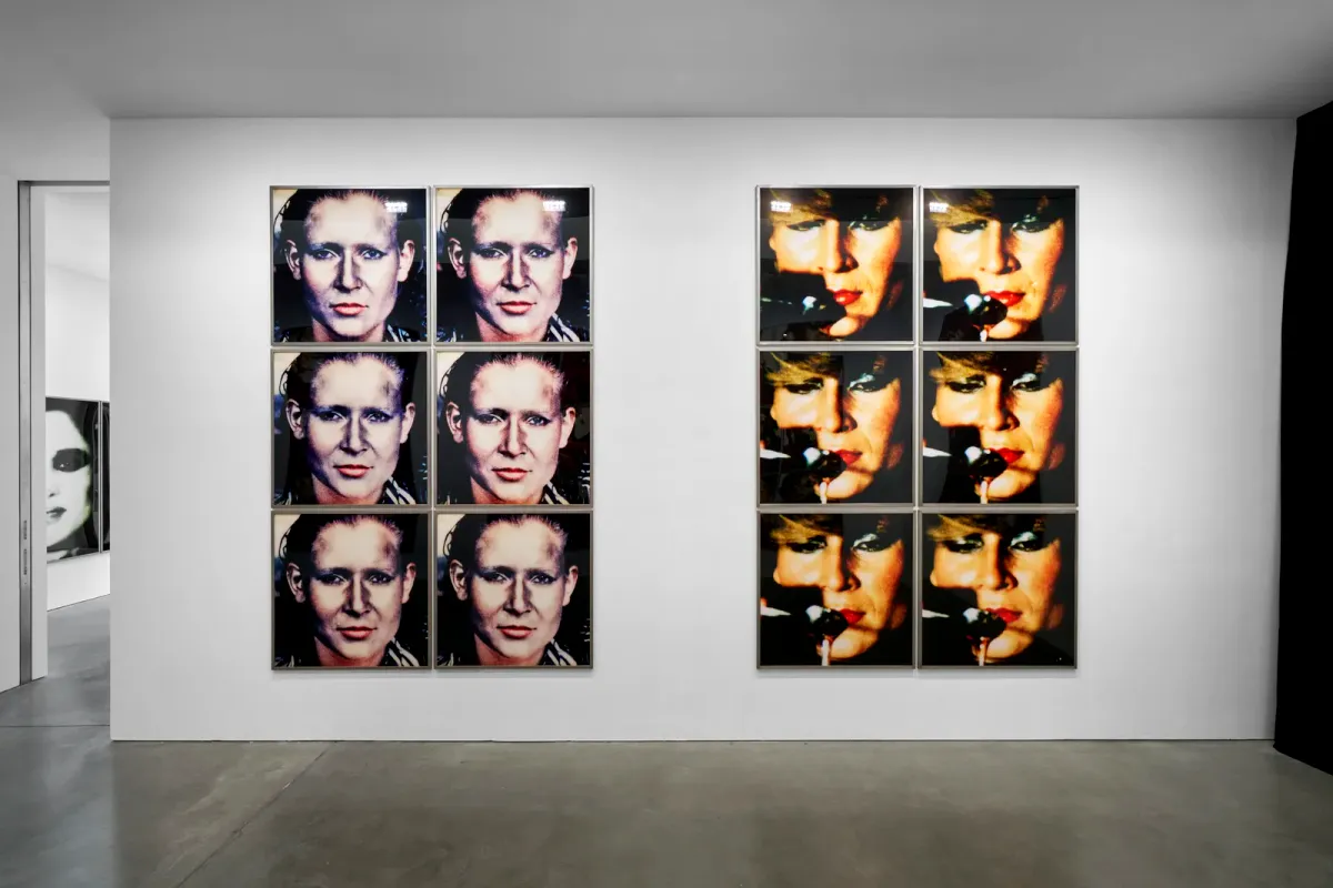 Installation view of Katharina Sieverding: Life-Death
