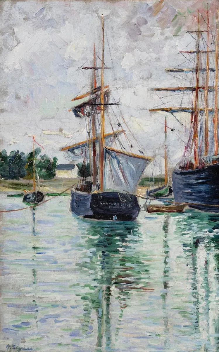 Paul Signac, Port-en-Bessin, 1884