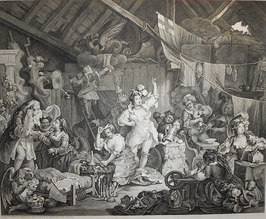 Strolling Actresses or a Company of Comedians, 1738