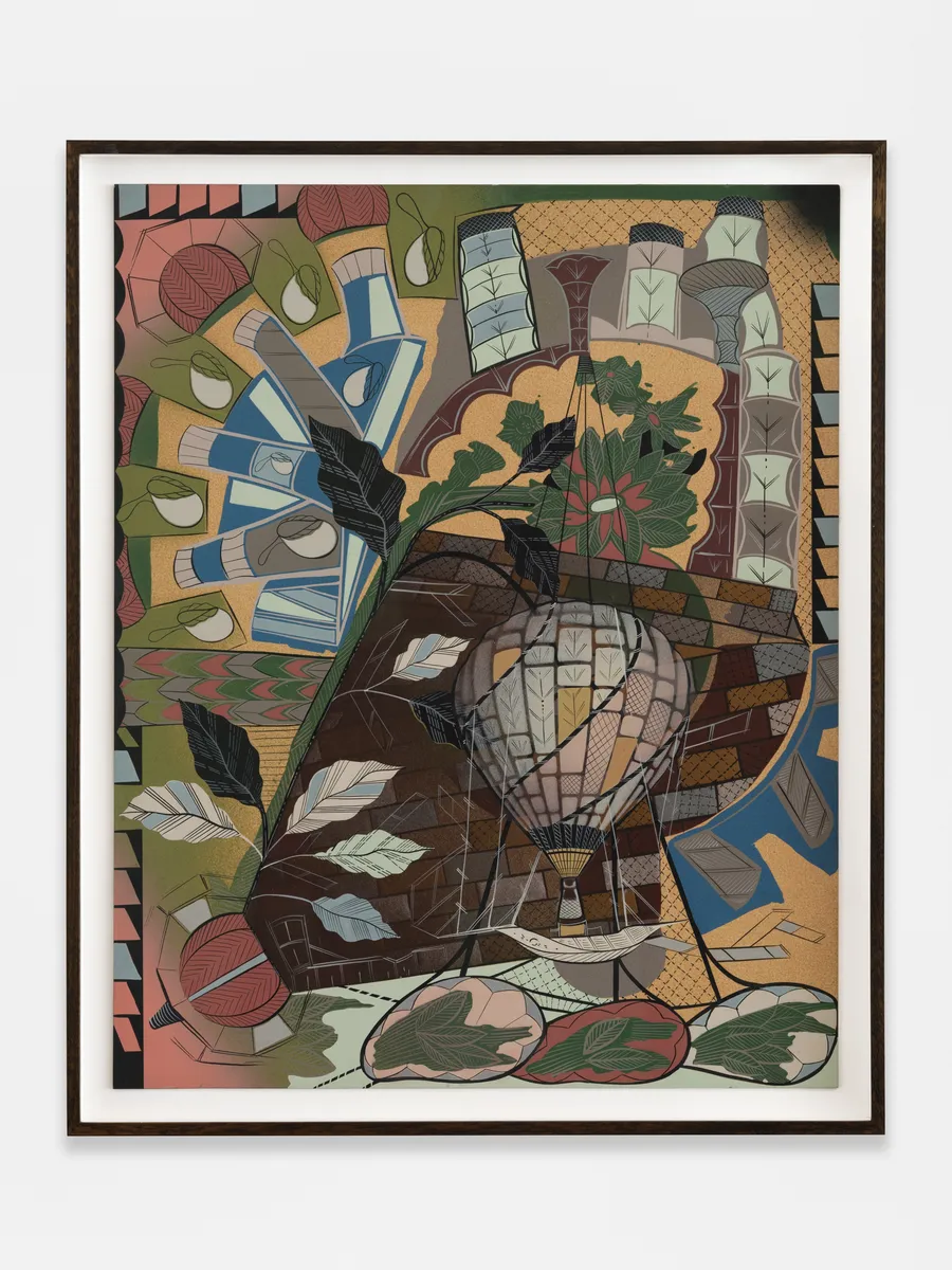 Lari Pittman, The Remedy of Analog Space and Time, 2025