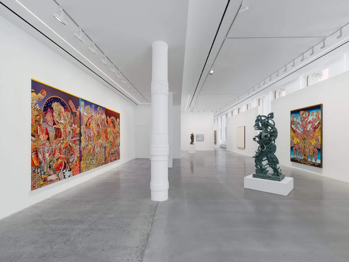 Installation view of Zio Ziegler: The Tesseract