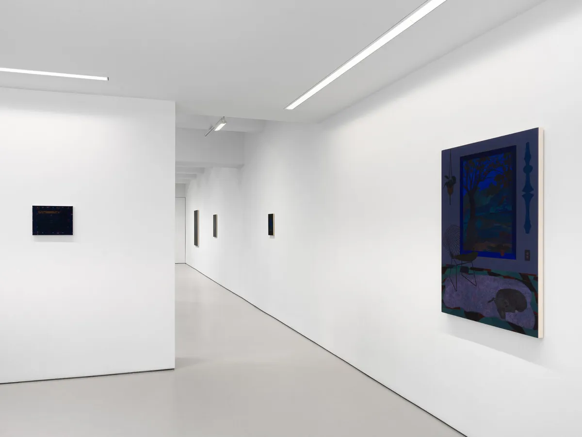 Installation view of Becky Suss: Night House