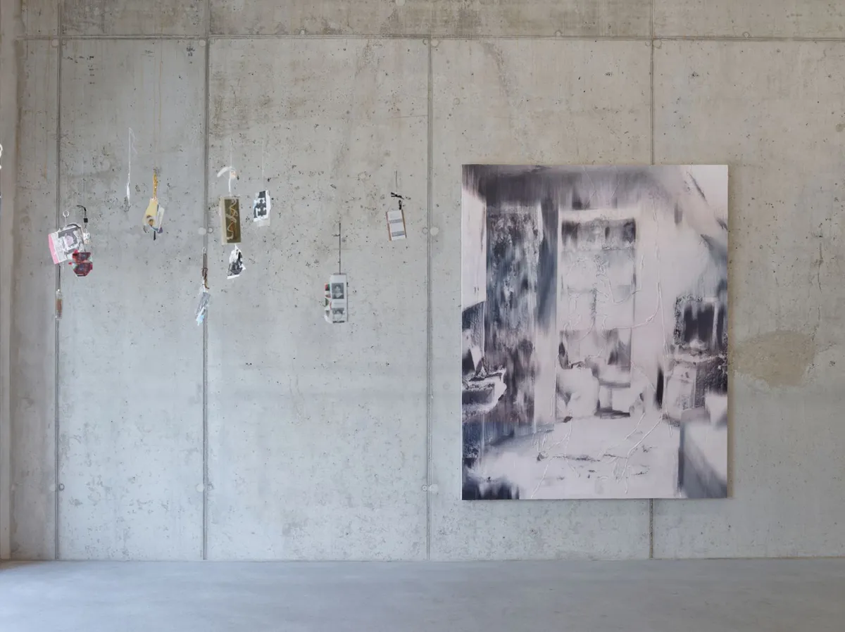 Installation view of Heinrich Dunst, Sophia Eisenhut and Simon Lehner: PARATEXT