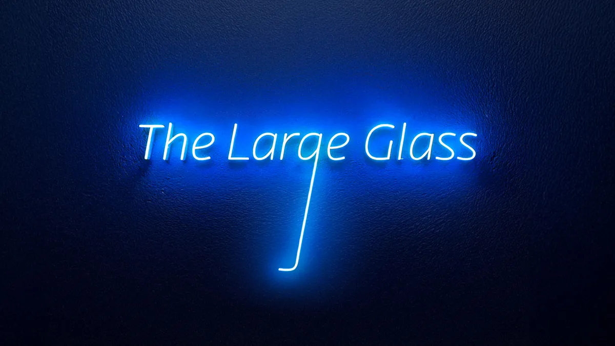 Installation view of The Large Glass