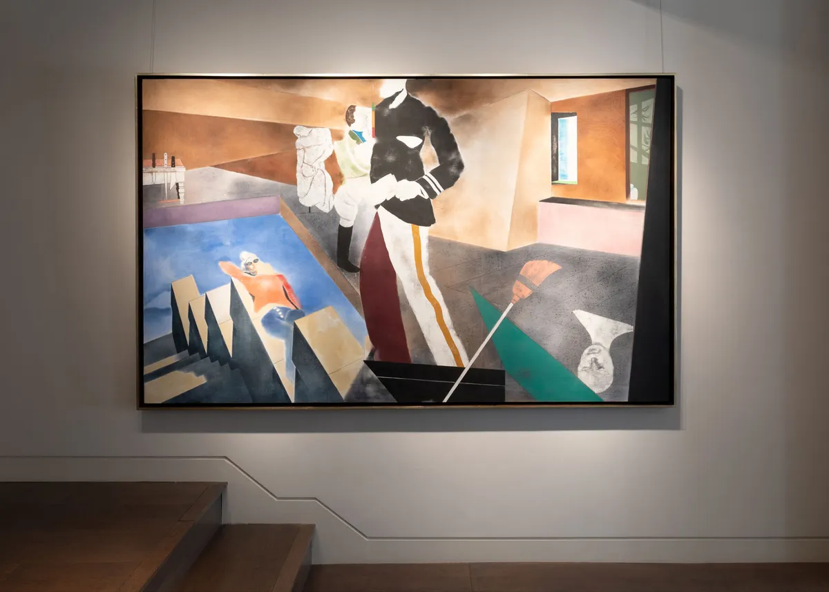 Installation view of R. B. Kitaj: From Fragments 1958–1975