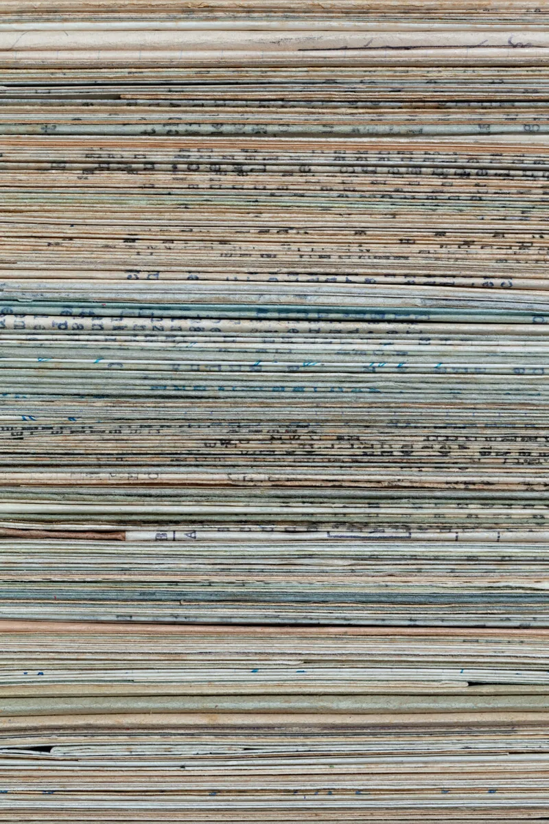 Briefkonvolut I (aus der Arbeit Silberstreif), 2026