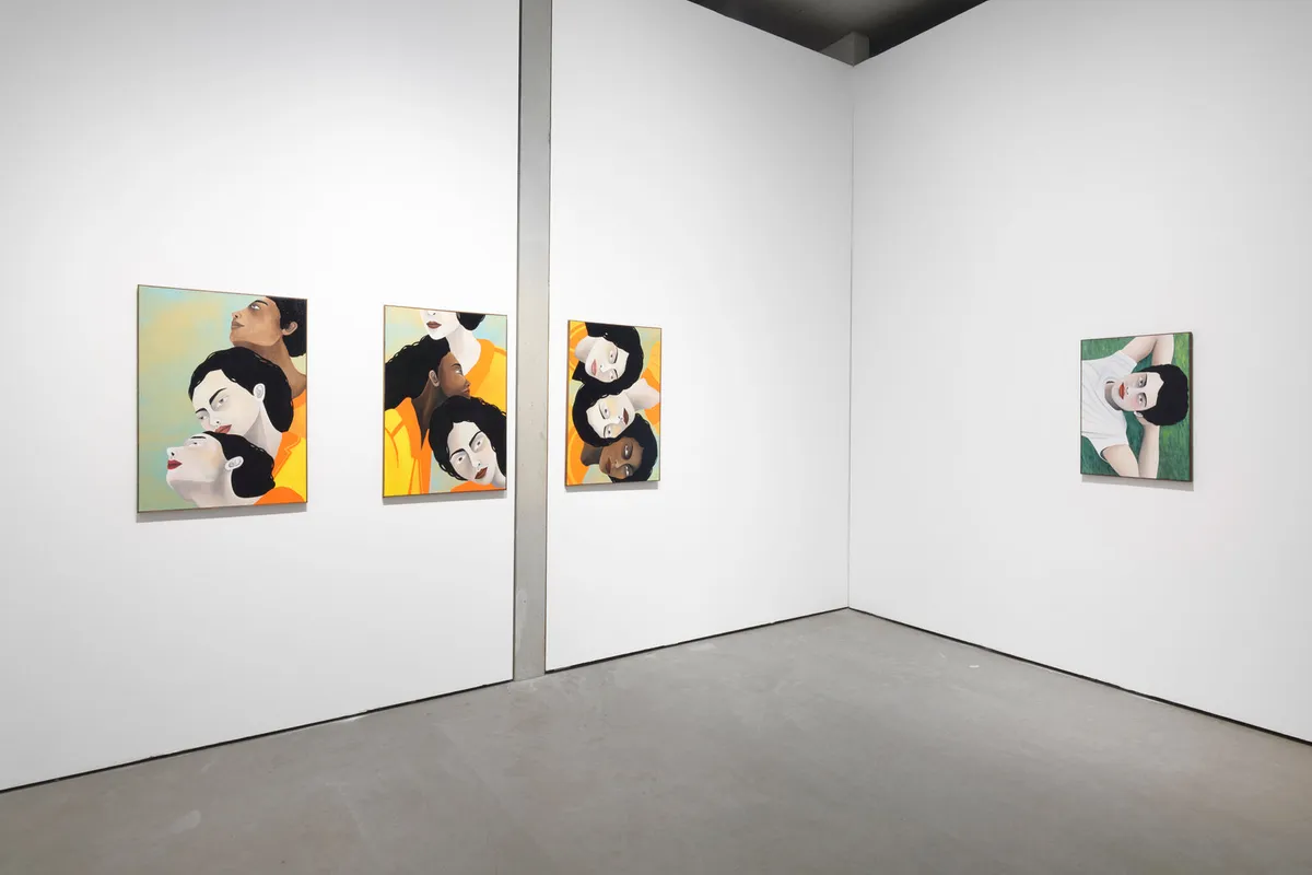 Installation view of Rebecca Brodskis: The Last Ones Awake