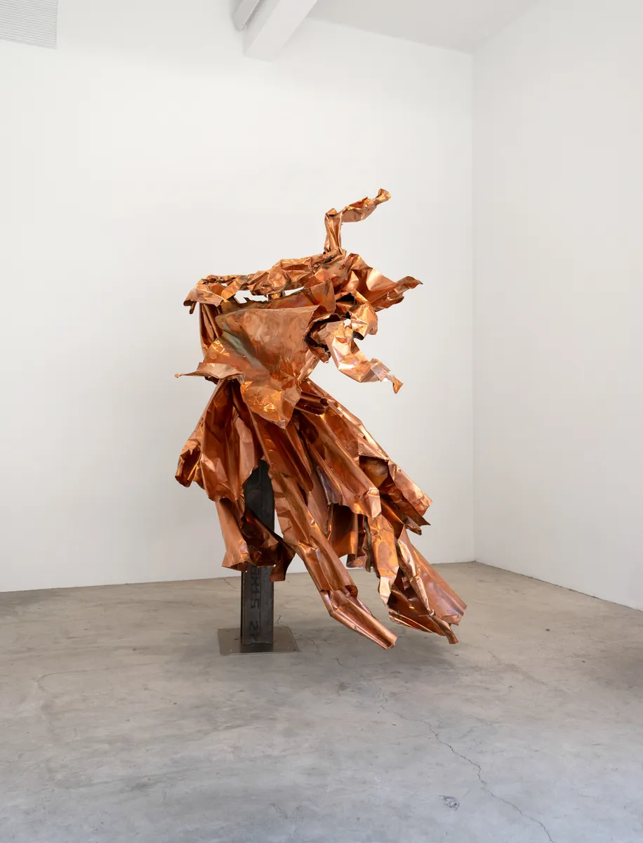 Installation view of Liz Glynn: American Progress (after John Gast) at Paula Cooper Gallery