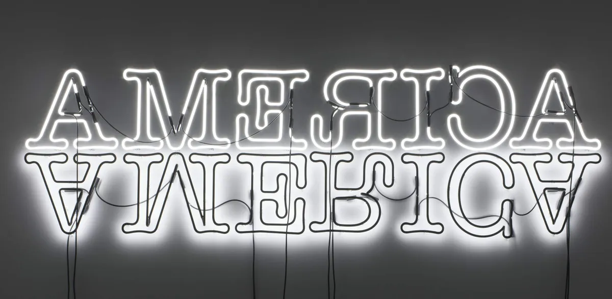 Glenn Ligon, Double America, 2012