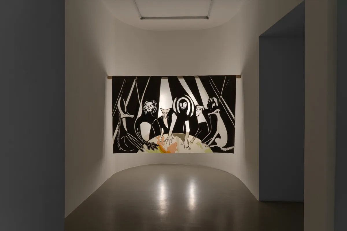 Installation view of Lin May Saeed: Séance