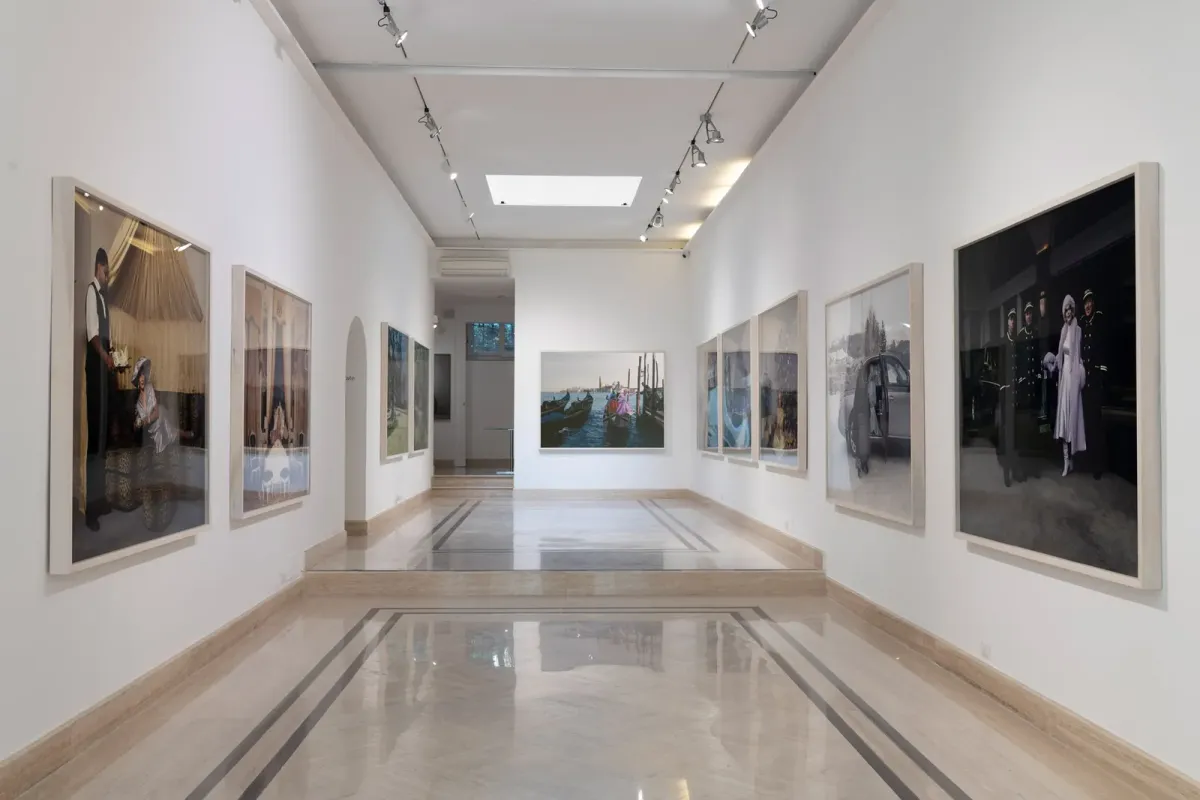 Installation view of Brigitte Niedermair: Madame Hirsch at Richard Saltoun Gallery