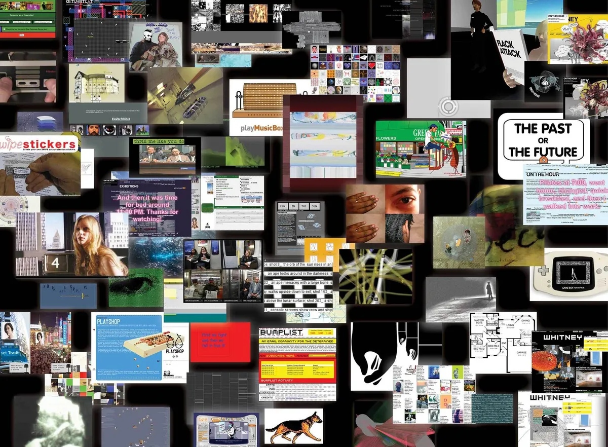 Screenshots from select projects commissioned for artport