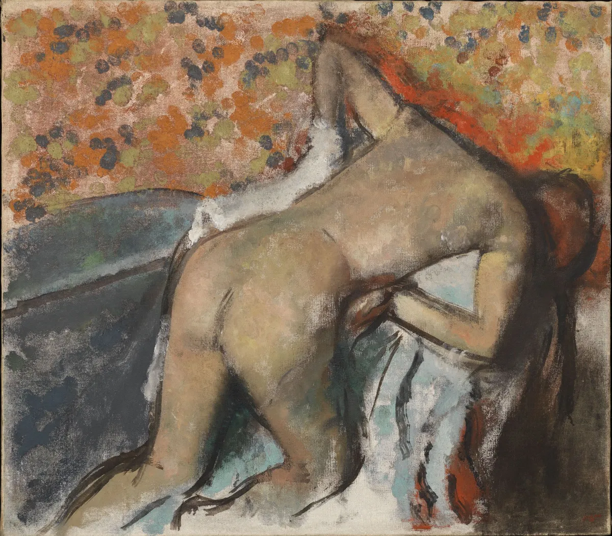 Edgar Degas, After the Bath: Woman Drying Herself, ca. 1890s
