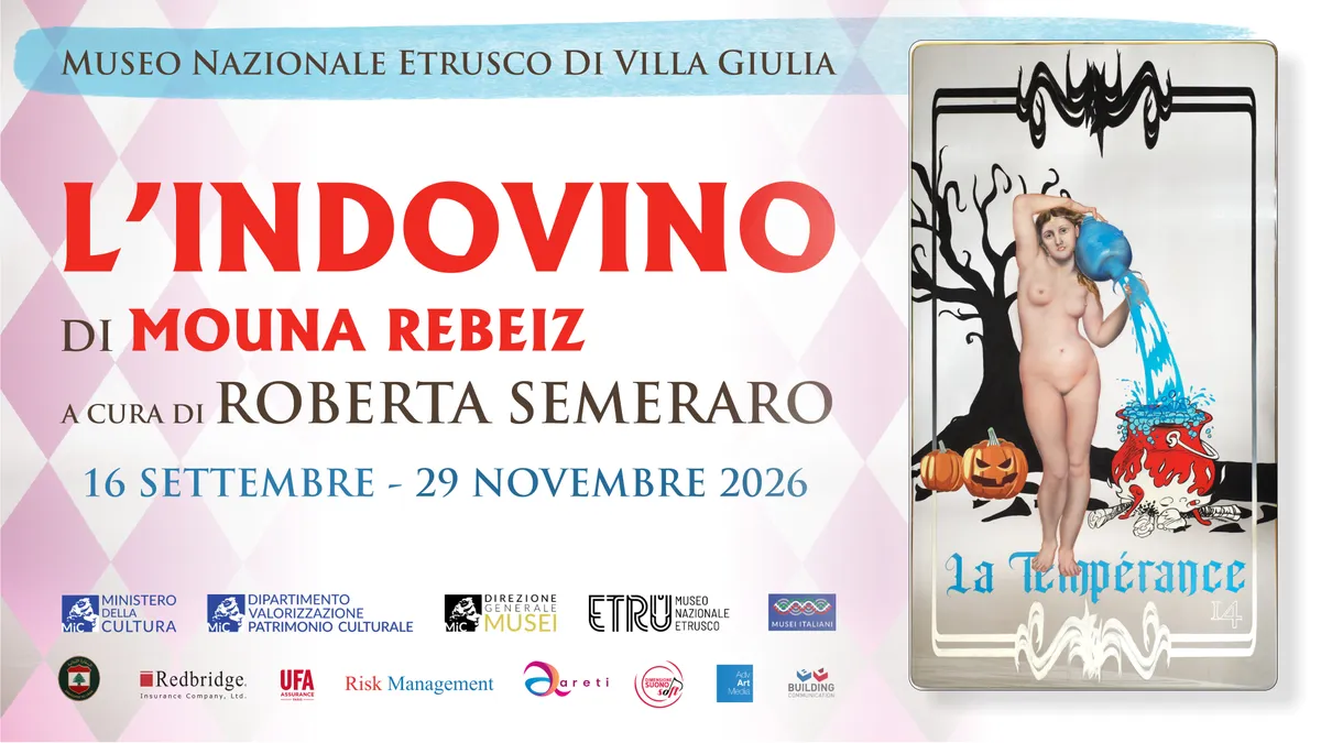 Installation view of Mouna Rebeiz: L’indovino
