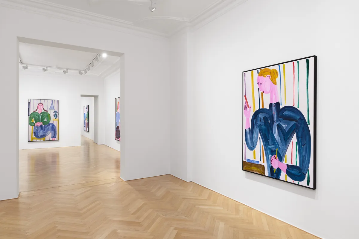 Installation view of Grace Weaver: Parataxis
