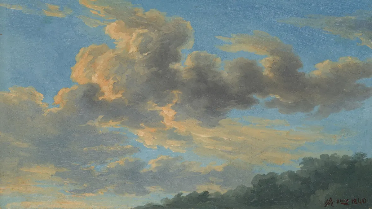 Cloud Study in the Late Afternoon, 1840