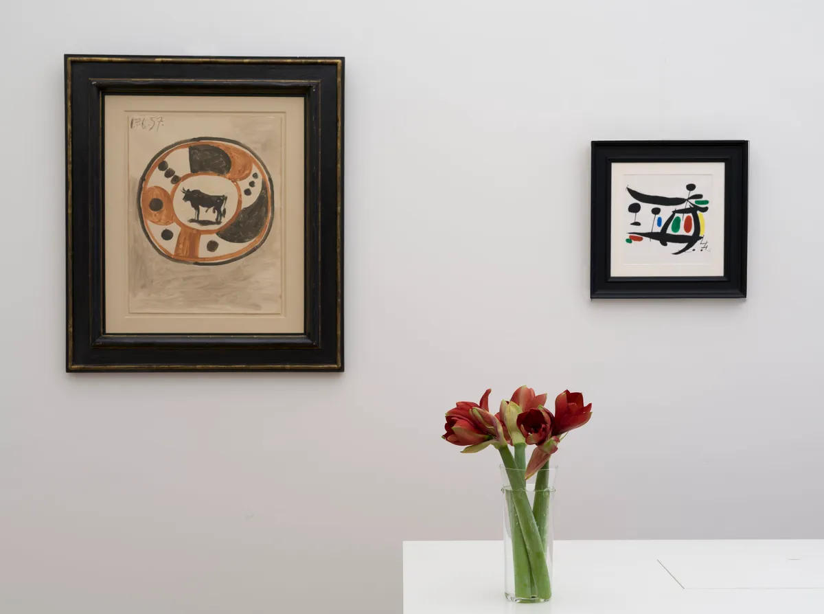 Installation view of Arte moderna e contemporanea. Antologia scelta 2026
