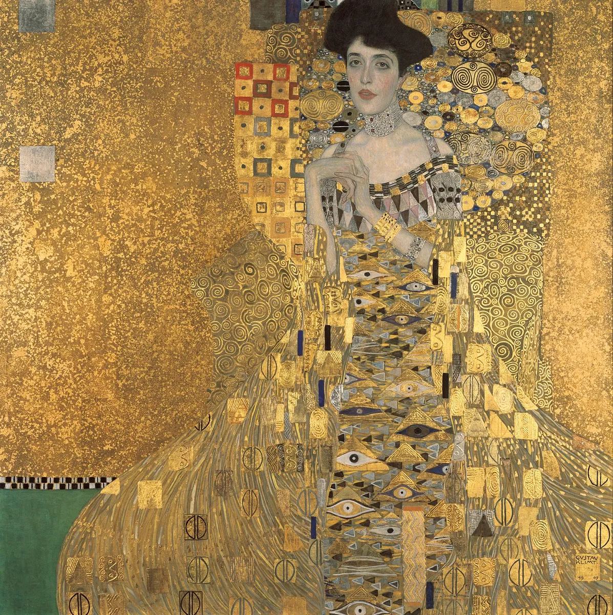 Gustav Klimt, Portrait of Adele Bloch-Bauer I, 1907